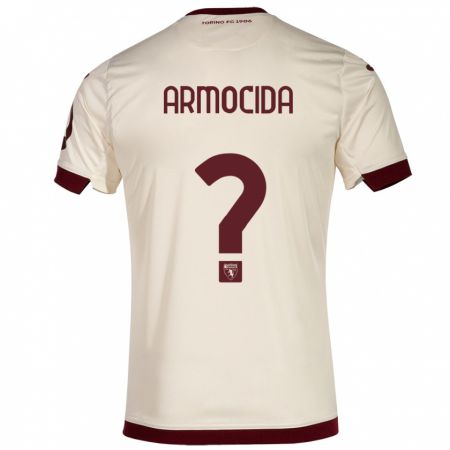 Kandiny Gyermek Simone Armocida #0 Pezsgő Idegenbeli Jersey 2023/24 Mez Póló Ing