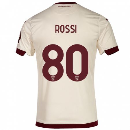 Kandiny Gyermek Simone Rossi #80 Pezsgő Idegenbeli Jersey 2023/24 Mez Póló Ing