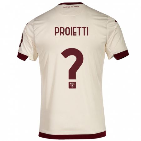 Kandiny Gyermek Riccardo Proietti #0 Pezsgő Idegenbeli Jersey 2023/24 Mez Póló Ing