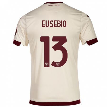 Kandiny Gyermek Chiara Eusebio #13 Pezsgő Idegenbeli Jersey 2023/24 Mez Póló Ing