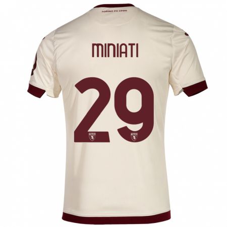 Kandiny Gyermek Elisa Miniati #29 Pezsgő Idegenbeli Jersey 2023/24 Mez Póló Ing