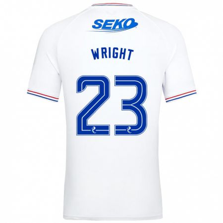 Kandiny Gyermek Scott Wright #23 Fehér Idegenbeli Jersey 2023/24 Mez Póló Ing