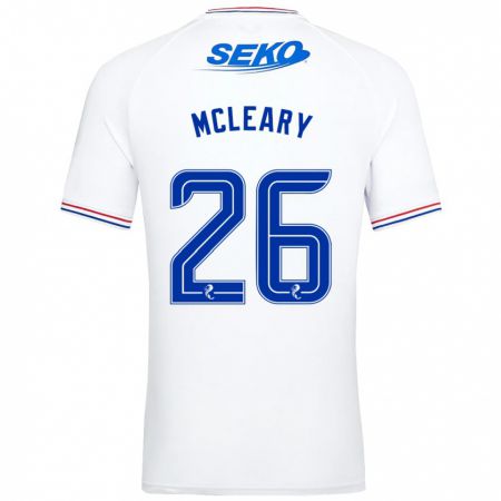 Kandiny Gyermek Jodi Mcleary #26 Fehér Idegenbeli Jersey 2023/24 Mez Póló Ing