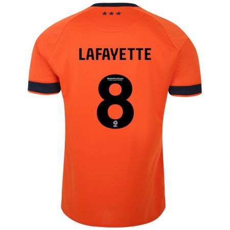 Kandiny Gyermek Abbie Lafayette #8 Narancs Idegenbeli Jersey 2023/24 Mez Póló Ing