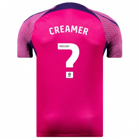 Kandiny Gyermek Ben Creamer #0 Lila Idegenbeli Jersey 2023/24 Mez Póló Ing