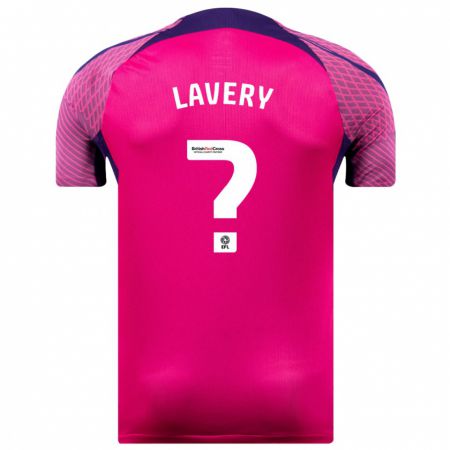 Kandiny Gyermek Thomas Lavery #0 Lila Idegenbeli Jersey 2023/24 Mez Póló Ing