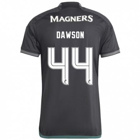 Kandiny Gyermek Joey Dawson #44 Fekete Idegenbeli Jersey 2023/24 Mez Póló Ing