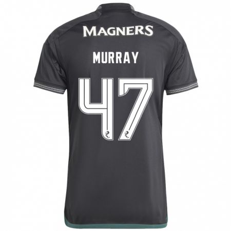 Kandiny Gyermek Dane Murray #47 Fekete Idegenbeli Jersey 2023/24 Mez Póló Ing