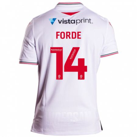 Kandiny Gyermek Anthony Forde #14 Fehér Idegenbeli Jersey 2023/24 Mez Póló Ing