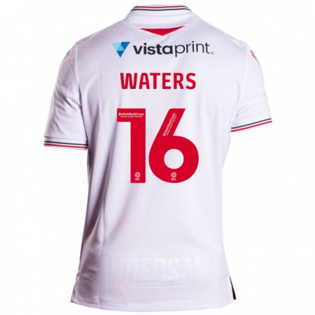 Kandiny Gyermek Billy Waters #16 Fehér Idegenbeli Jersey 2023/24 Mez Póló Ing