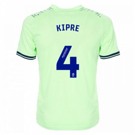 Kandiny Gyermek Cédric Kipré #4 Haditengerészet Idegenbeli Jersey 2023/24 Mez Póló Ing