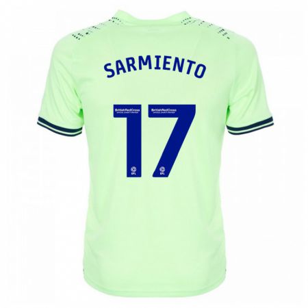 Kandiny Gyermek Jeremy Sarmiento #17 Haditengerészet Idegenbeli Jersey 2023/24 Mez Póló Ing