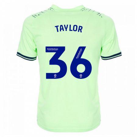 Kandiny Gyermek Caleb Taylor #36 Haditengerészet Idegenbeli Jersey 2023/24 Mez Póló Ing