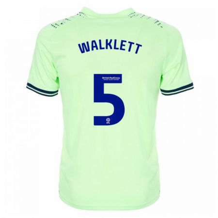 Kandiny Gyermek Kerry Walklett #5 Haditengerészet Idegenbeli Jersey 2023/24 Mez Póló Ing