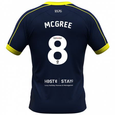 Kandiny Gyermek Riley Mcgree #8 Haditengerészet Idegenbeli Jersey 2023/24 Mez Póló Ing