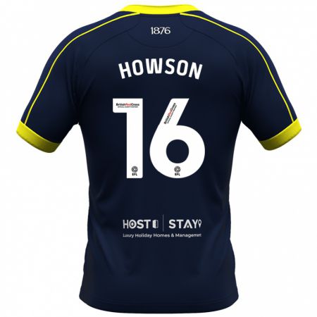 Kandiny Gyermek Jonathan Howson #16 Haditengerészet Idegenbeli Jersey 2023/24 Mez Póló Ing