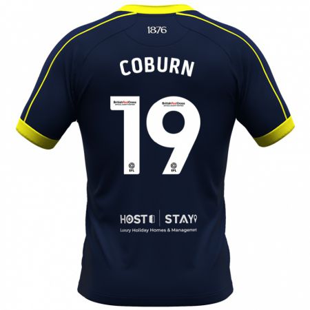 Kandiny Gyermek Josh Coburn #19 Haditengerészet Idegenbeli Jersey 2023/24 Mez Póló Ing