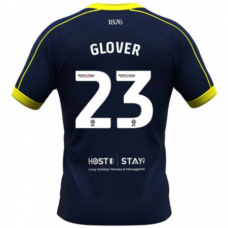 Kandiny Gyermek Tom Glover #23 Haditengerészet Idegenbeli Jersey 2023/24 Mez Póló Ing