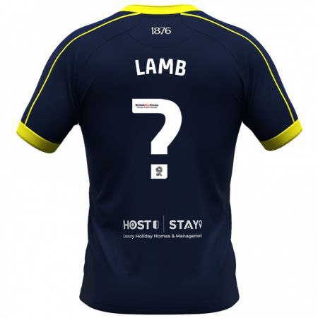 Kandiny Gyermek Oliver Lamb #0 Haditengerészet Idegenbeli Jersey 2023/24 Mez Póló Ing