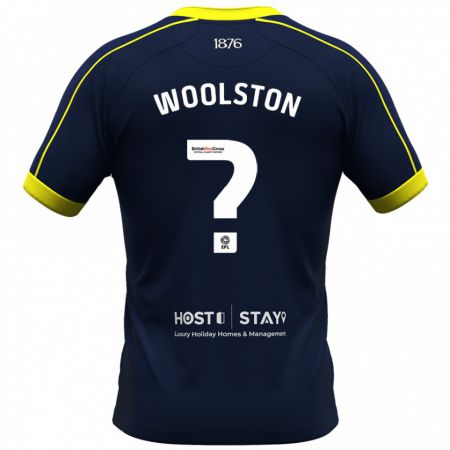 Kandiny Gyermek Luke Woolston #0 Haditengerészet Idegenbeli Jersey 2023/24 Mez Póló Ing