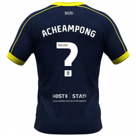 Kandiny Gyermek Prince Acheampong #0 Haditengerészet Idegenbeli Jersey 2023/24 Mez Póló Ing