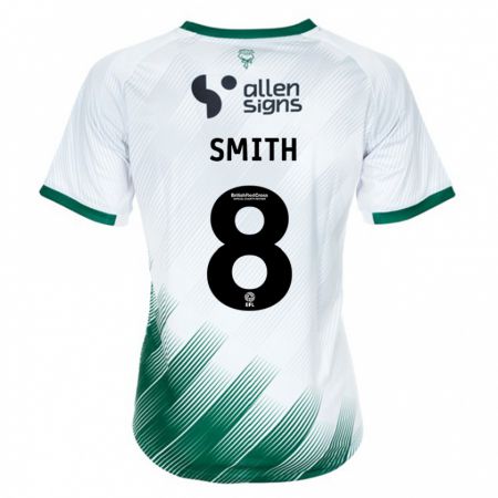 Kandiny Gyermek Alistair Smith #8 Fehér Idegenbeli Jersey 2023/24 Mez Póló Ing