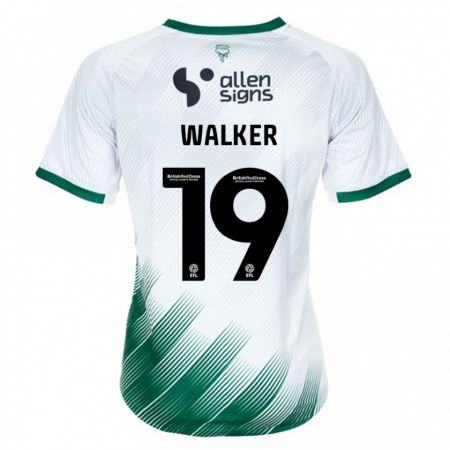 Kandiny Gyermek Tyler Walker #19 Fehér Idegenbeli Jersey 2023/24 Mez Póló Ing