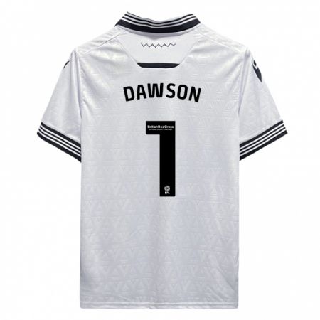 Kandiny Gyermek Cameron Dawson #1 Fehér Idegenbeli Jersey 2023/24 Mez Póló Ing