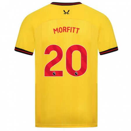 Kandiny Gyermek Izzy Morfitt #20 Sárga Idegenbeli Jersey 2023/24 Mez Póló Ing