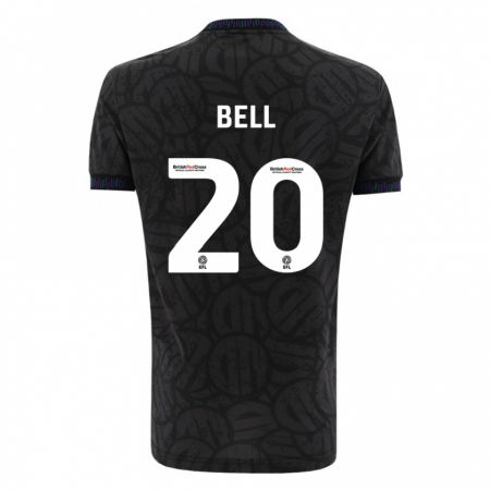 Kandiny Gyermek Sam Bell #20 Fekete Idegenbeli Jersey 2023/24 Mez Póló Ing