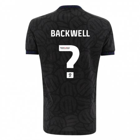 Kandiny Gyermek Tommy Backwell #0 Fekete Idegenbeli Jersey 2023/24 Mez Póló Ing