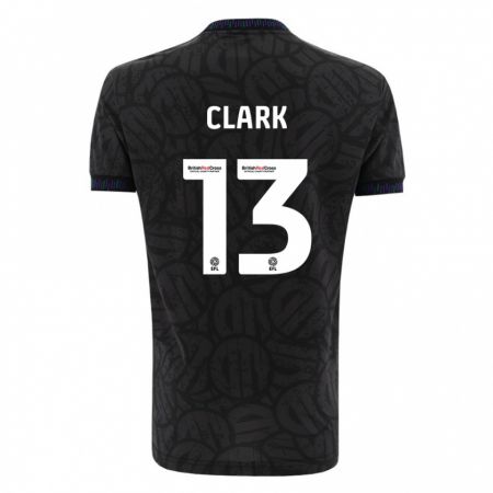 Kandiny Gyermek Olivia Clark #13 Fekete Idegenbeli Jersey 2023/24 Mez Póló Ing