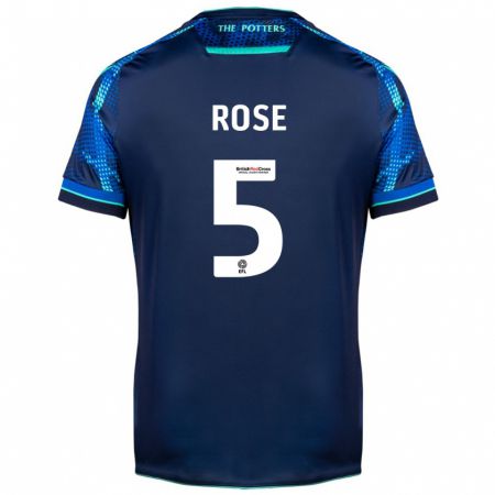 Kandiny Gyermek Michael Rose #5 Haditengerészet Idegenbeli Jersey 2023/24 Mez Póló Ing