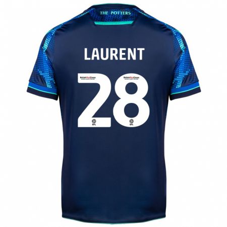 Kandiny Gyermek Josh Laurent #28 Haditengerészet Idegenbeli Jersey 2023/24 Mez Póló Ing