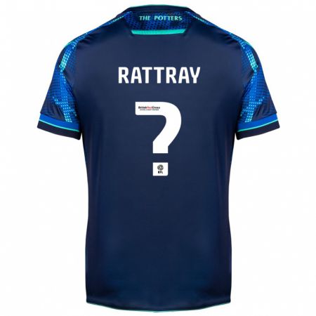 Kandiny Gyermek Zane Rattray #0 Haditengerészet Idegenbeli Jersey 2023/24 Mez Póló Ing