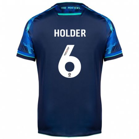 Kandiny Gyermek Molly Holder #6 Haditengerészet Idegenbeli Jersey 2023/24 Mez Póló Ing