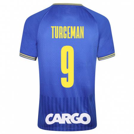 Kandiny Gyermek Dor Turgeman #9 Kék Idegenbeli Jersey 2023/24 Mez Póló Ing