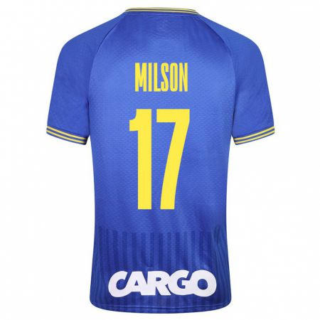 Kandiny Gyermek Milson #17 Kék Idegenbeli Jersey 2023/24 Mez Póló Ing