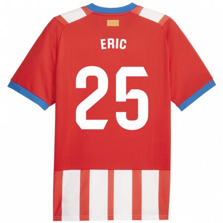 Kandiny Férfi Eric García #25 Piros Fehér Hazai Jersey 2023/24 Mez Póló Ing