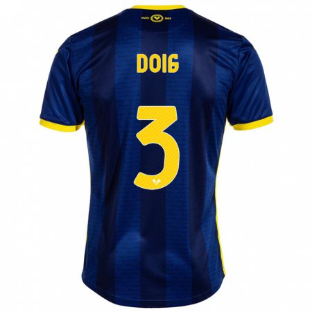 Kandiny Férfi Josh Doig #3 Haditengerészet Hazai Jersey 2023/24 Mez Póló Ing