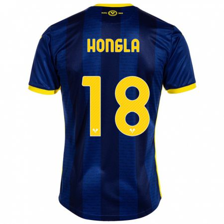 Kandiny Férfi Martin Hongla #18 Haditengerészet Hazai Jersey 2023/24 Mez Póló Ing