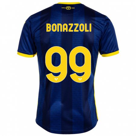 Kandiny Férfi Federico Bonazzoli #99 Haditengerészet Hazai Jersey 2023/24 Mez Póló Ing