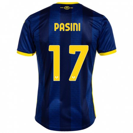 Kandiny Férfi Veronica Pasini #17 Haditengerészet Hazai Jersey 2023/24 Mez Póló Ing