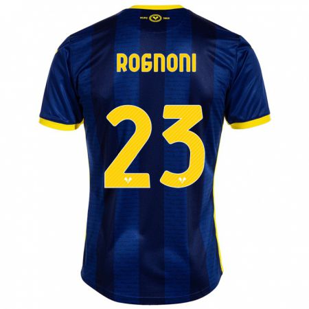 Kandiny Férfi Alessia Rognoni #23 Haditengerészet Hazai Jersey 2023/24 Mez Póló Ing