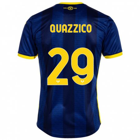 Kandiny Férfi Francesca Quazzico #29 Haditengerészet Hazai Jersey 2023/24 Mez Póló Ing