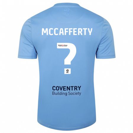 Kandiny Férfi Lewys Mccafferty #0 Égszínkék Hazai Jersey 2023/24 Mez Póló Ing