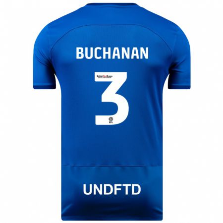 Kandiny Férfi Lee Buchanan #3 Kék Hazai Jersey 2023/24 Mez Póló Ing