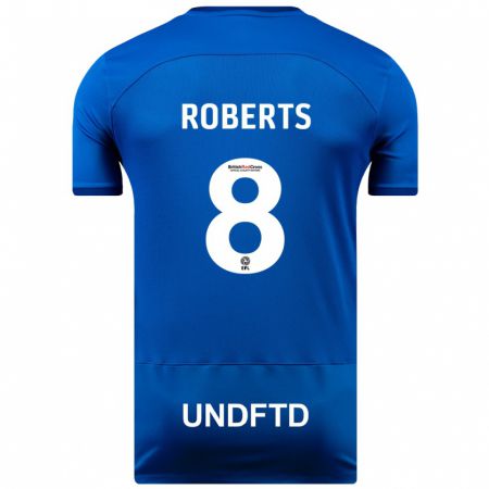 Kandiny Férfi Tyler Roberts #8 Kék Hazai Jersey 2023/24 Mez Póló Ing