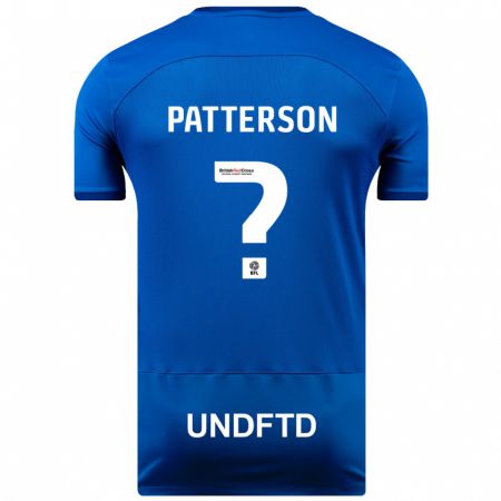 Kandiny Férfi Rico Patterson #0 Kék Hazai Jersey 2023/24 Mez Póló Ing