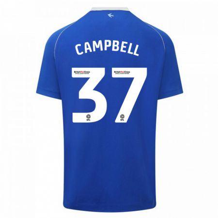 Kandiny Férfi Vontae Daley-Campbell #37 Kék Hazai Jersey 2023/24 Mez Póló Ing